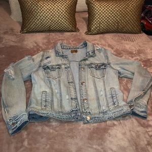 Distressed Denim Jacket